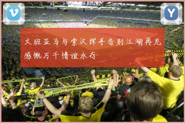 文班亚马与索汉挥手告别江湖再见感慨万千情谊永存